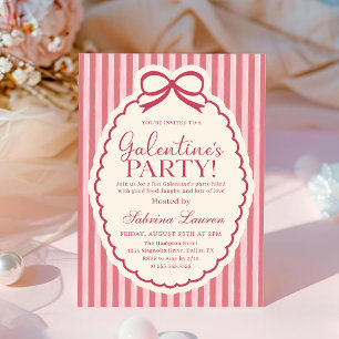 Invitación de San Galentín para Chicas Fiesta de S