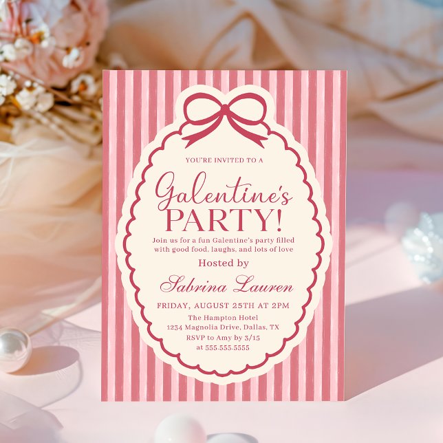 Invitación de San Galentín para Chicas Fiesta de S (Subido por el creador)