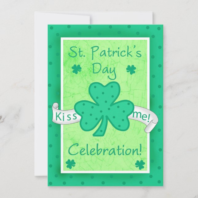 Invitación de San Patricio a Fiesta de celebración (Anverso)