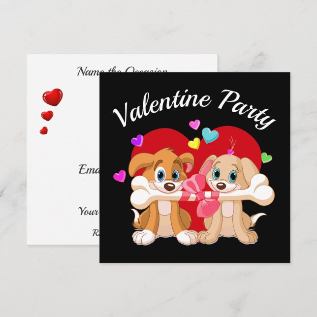 Invitación de San Valentín (Anverso / Reverso)