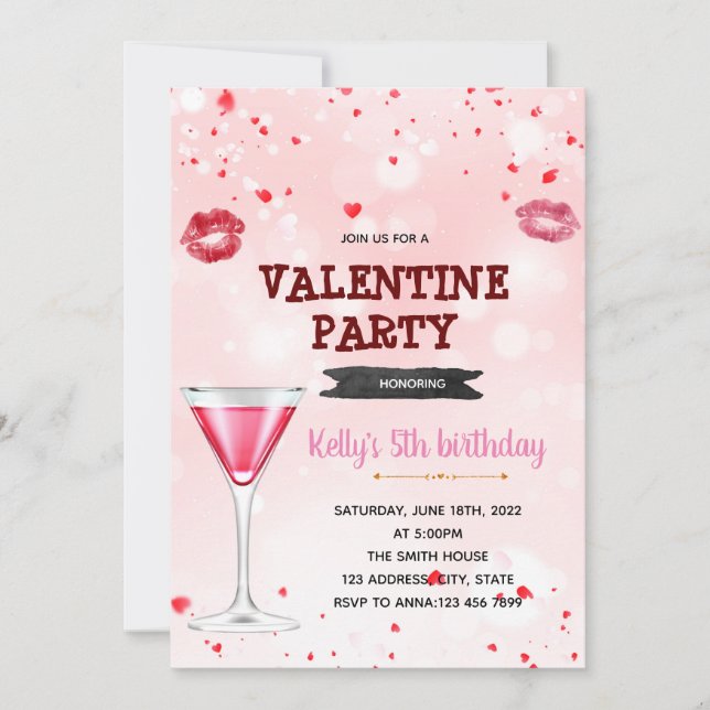 Invitación de San Valentín (Anverso)
