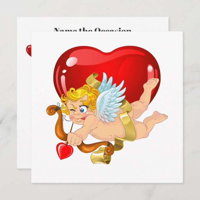 Invitación de San Valentín (Anverso / Reverso)