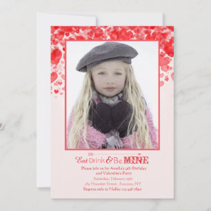 Invitación de San Valentín a la foto de amor