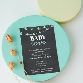 Invitación de San Valentín Baby Shower