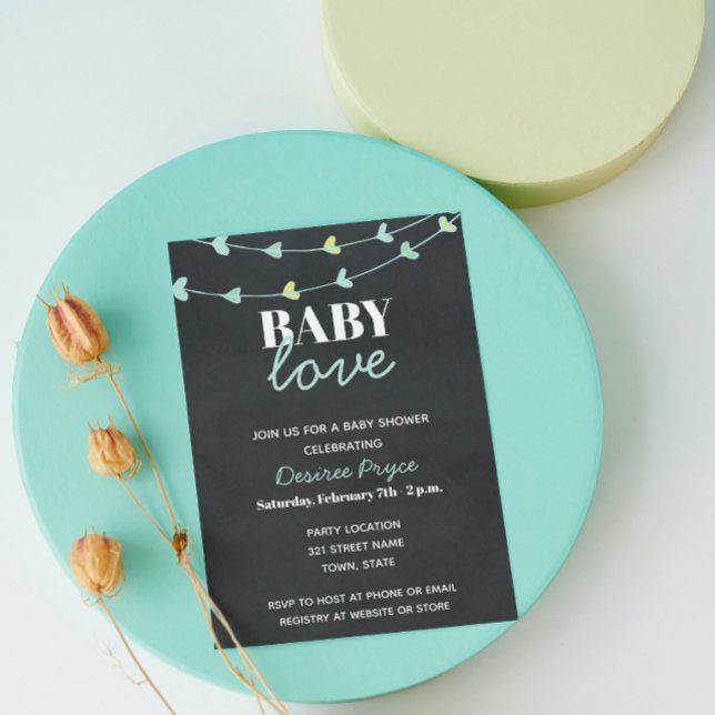 Invitación de San Valentín Baby Shower (Subido por el creador)