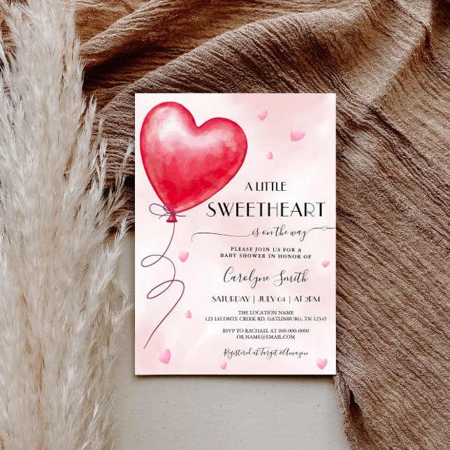Invitación de San Valentín Baby Shower (Subido por el creador)