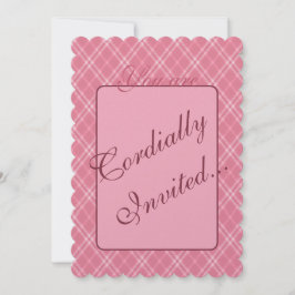 Invitación de San Valentín sonrojado