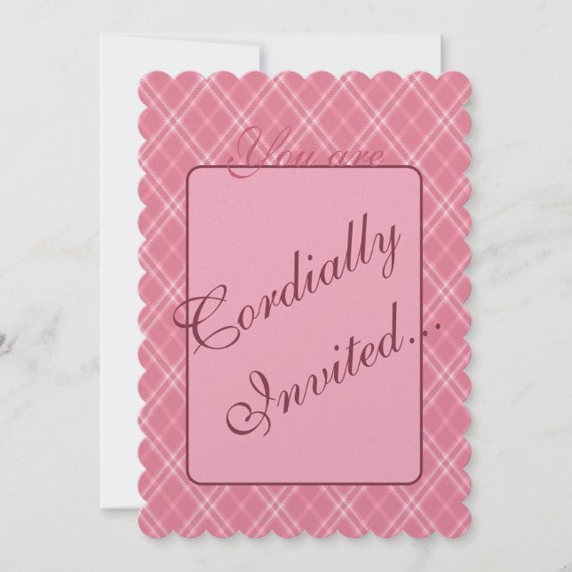 Invitación de San Valentín sonrojado (Anverso)