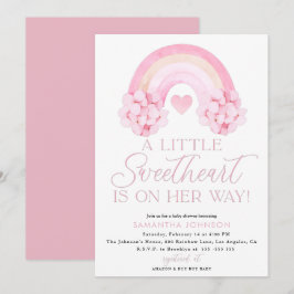 Invitación de San Valentín, tarjeta Baby Shower de