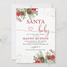 Invitación de Santa Baby