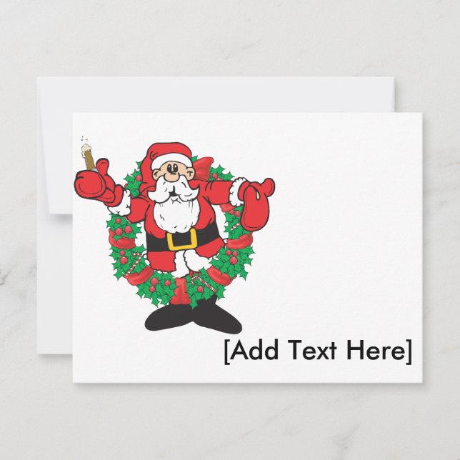 Invitación de Santa que sorbe, [añada el texto (Anverso)