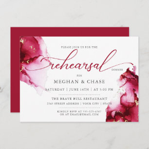 Invitación de Scarlet Ruby Red Gem Geode