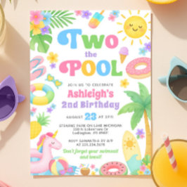 Invitación de segundo cumpleaños del Fiesta de la 