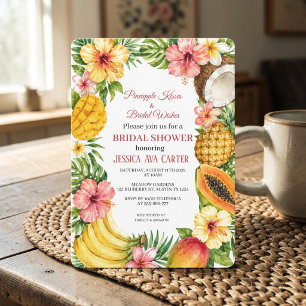 Invitación De Señorita a Señora Despedida de Soltera de Fruta