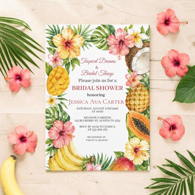 Invitación De Señorita a Señora Despedida de Soltera de Fruta (Subido por el creador)