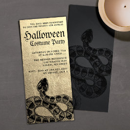 Invitación de Serpiente a la Fiesta de Halloween p