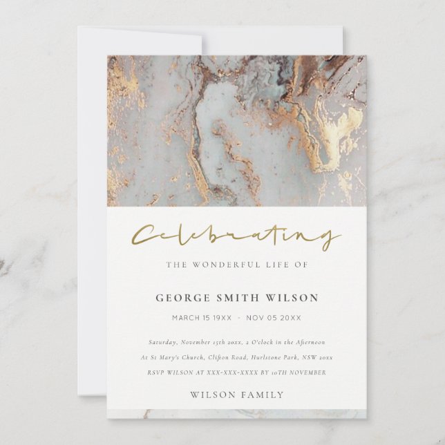 INVITACIÓN DE SERVICIO MEMORIAL DE CELEBRACIÓN DE  (Anverso)