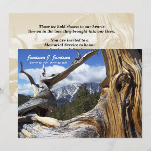 Invitación de Servicio Memorial Montaña, Árbol Per