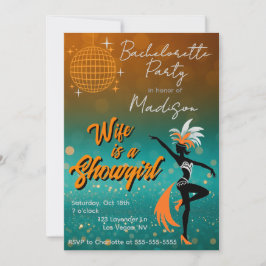 Invitación de Showgirl