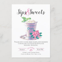 Invitación de Sips & Sweets