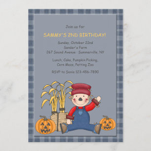 Invitación de Sitting Scarecrow