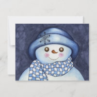 Invitación de Snowman