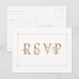 Invitación de solicitud de canción de RSVP de boda