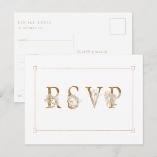 Invitación de solicitud de canción de RSVP de boda