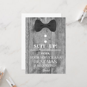 Invitación de solicitud de padrino de boda