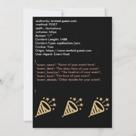 Invitación de solicitud JSON HTTP