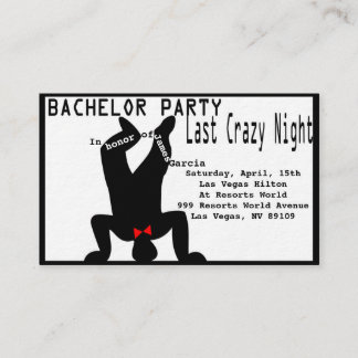 invitación de Soltero Loco