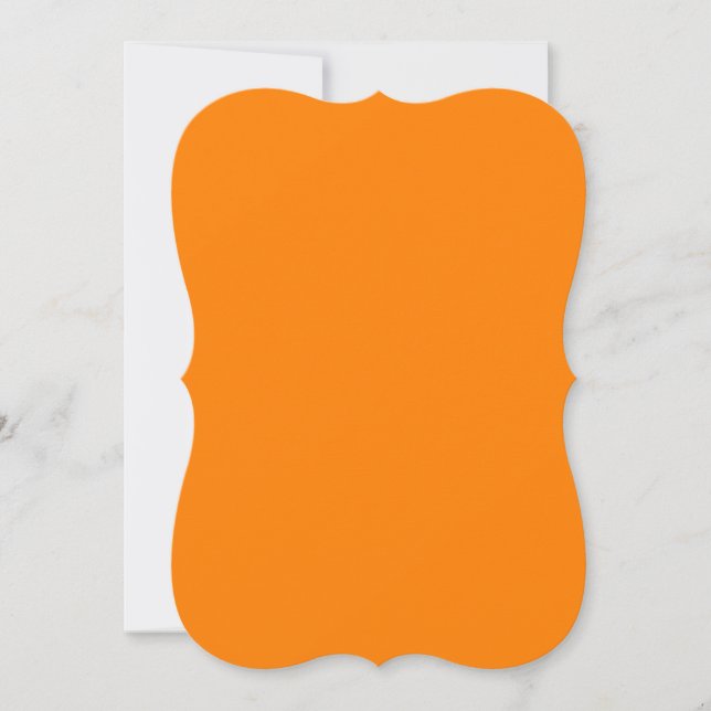 Invitación de soporte de naranja (Anverso)