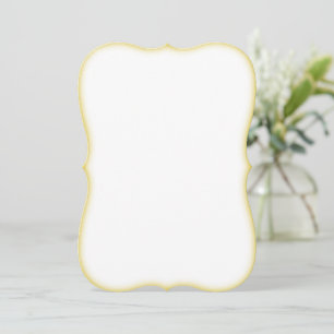 Invitación de Soporte de Oro Personalizado - Cree 