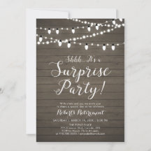 Invitación de sorpresa para fiesta de jubilación d