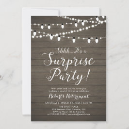 Invitación de sorpresa para fiesta de jubilación d