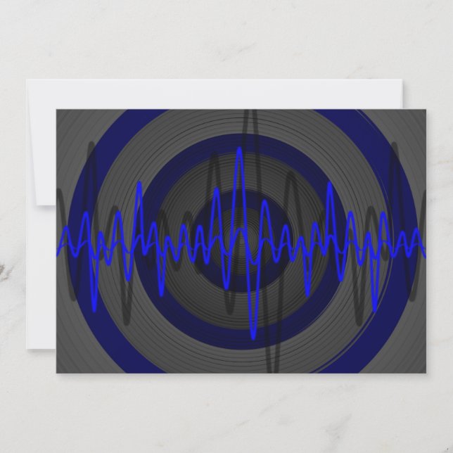 Invitación de Sound Blue Dark (Anverso)