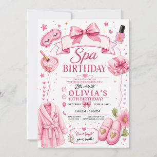 invitación de spa coqueta
