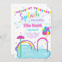 Invitación de Splash Pad