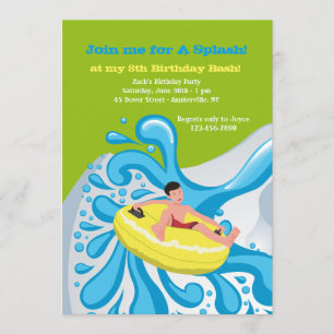 Invitación de Splash Ride