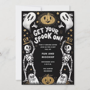 Invitación de Spooky Fun Halloween Bash