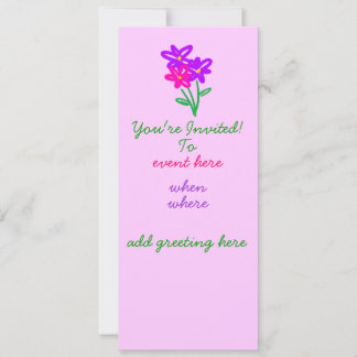 Invitación de Spring Fling