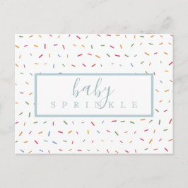 Invitación de Sprinkles Coloridos para Baby Sprink