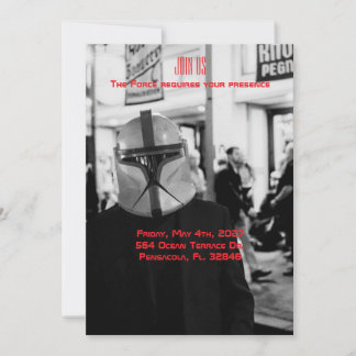 Invitación de Star Wars - Fotografía Original de T