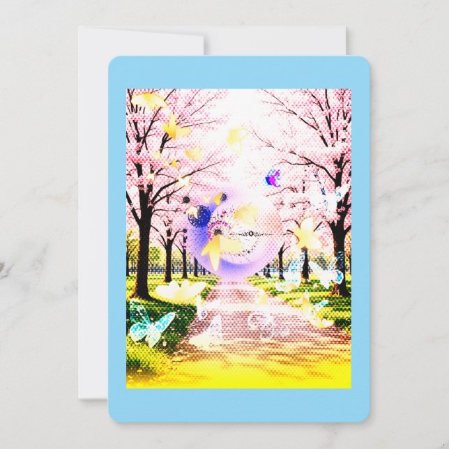 Invitación de sueño de belleza (Anverso)