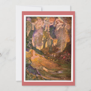 Invitación de sueño de la noche de verano