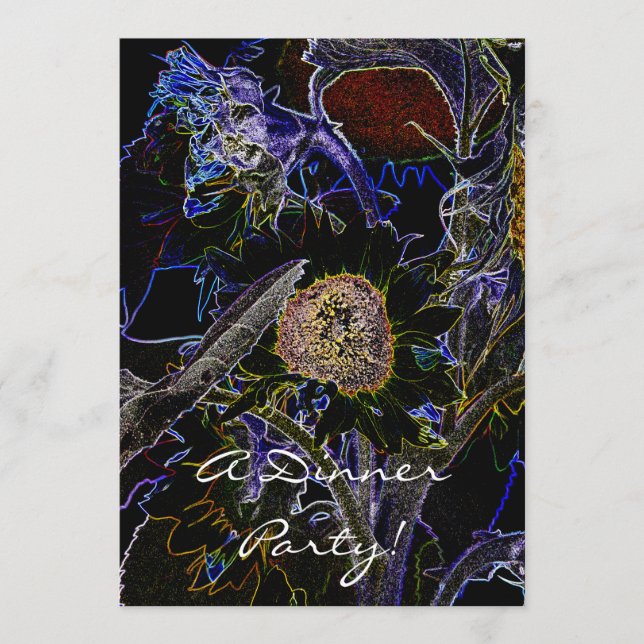 Invitación de SUNFLOWERS (Anverso)