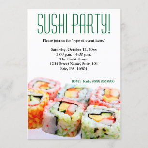 Invitación de sushi