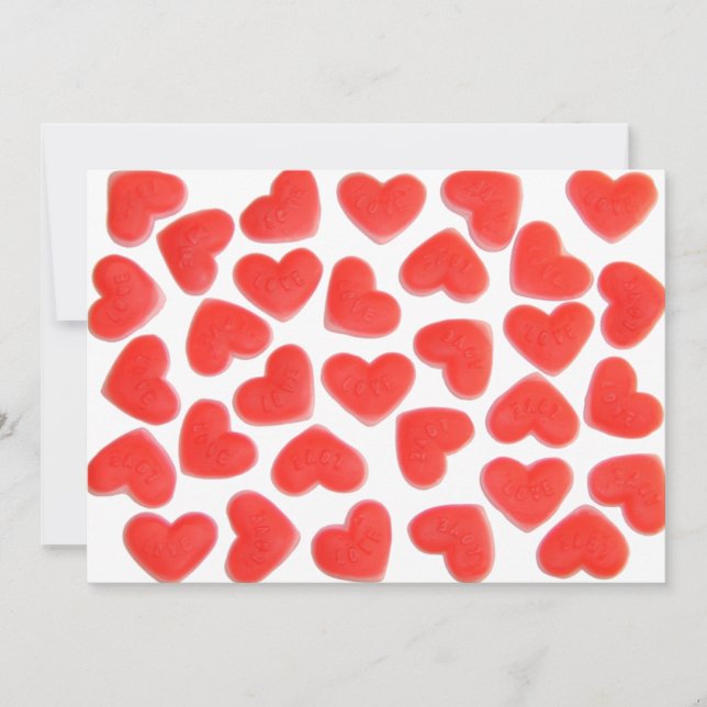 Invitación de Sweet Hearts (Anverso)
