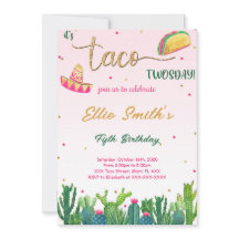 Invitación de Taco