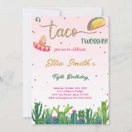 Invitación de Taco